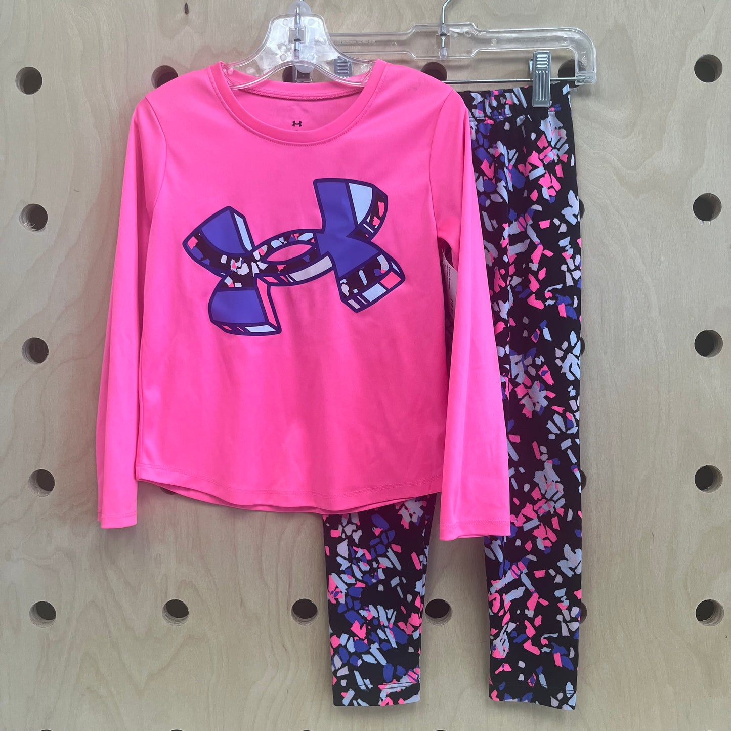 Pink & Black Athletic Outfit