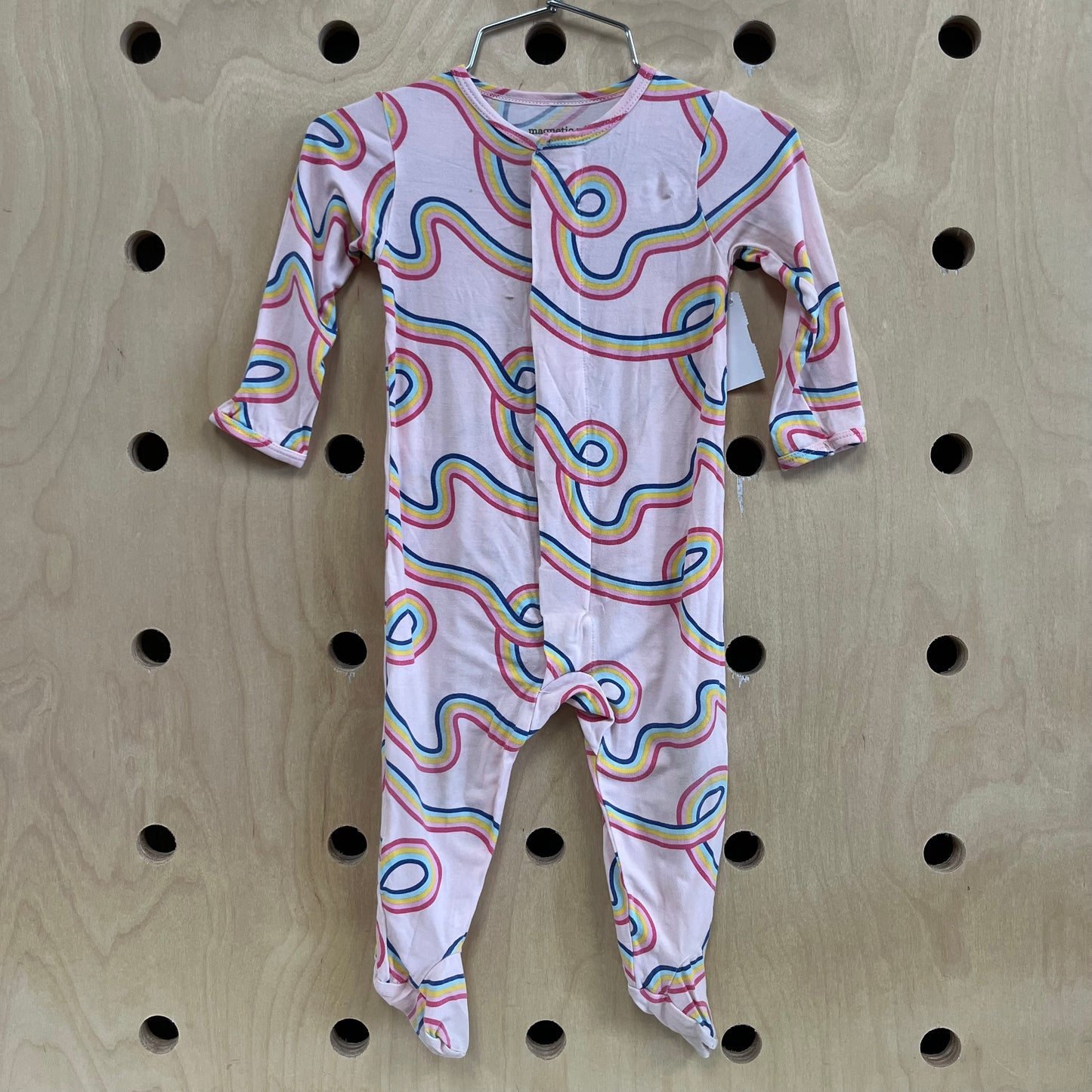 Pink Rainbow Modal Footies