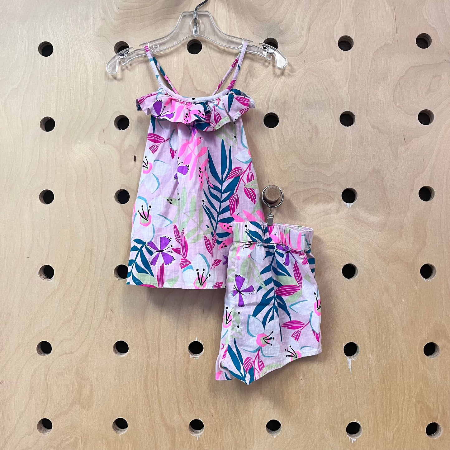 Pink Floral Butterfly Outfit