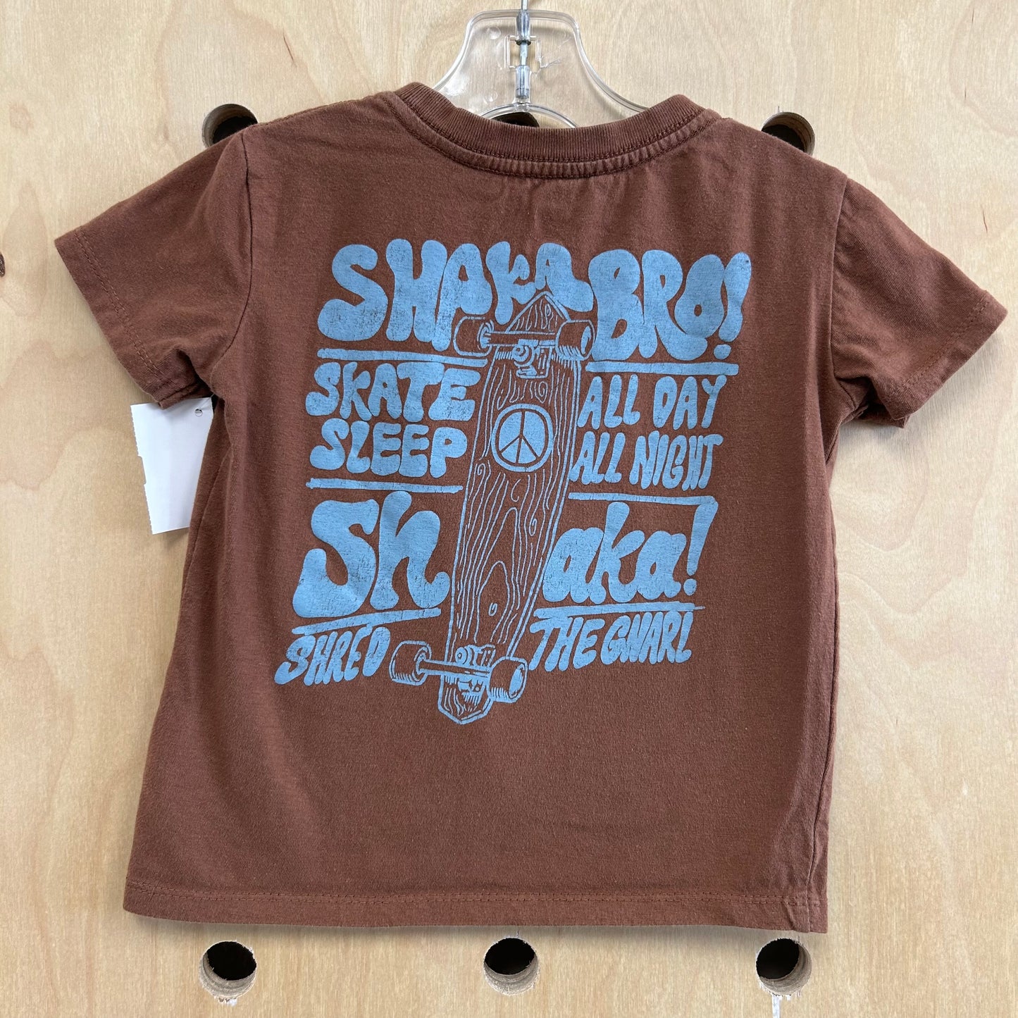 Brown Shred the Gnarl Tee
