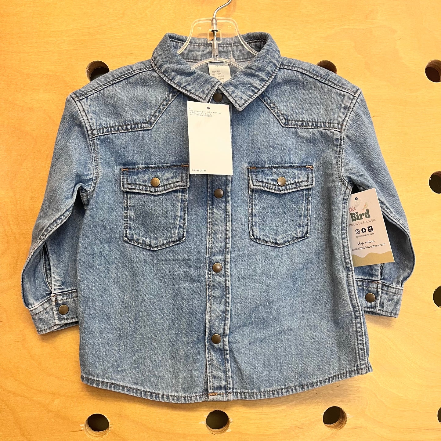Soft Denim Snap LS NEW!