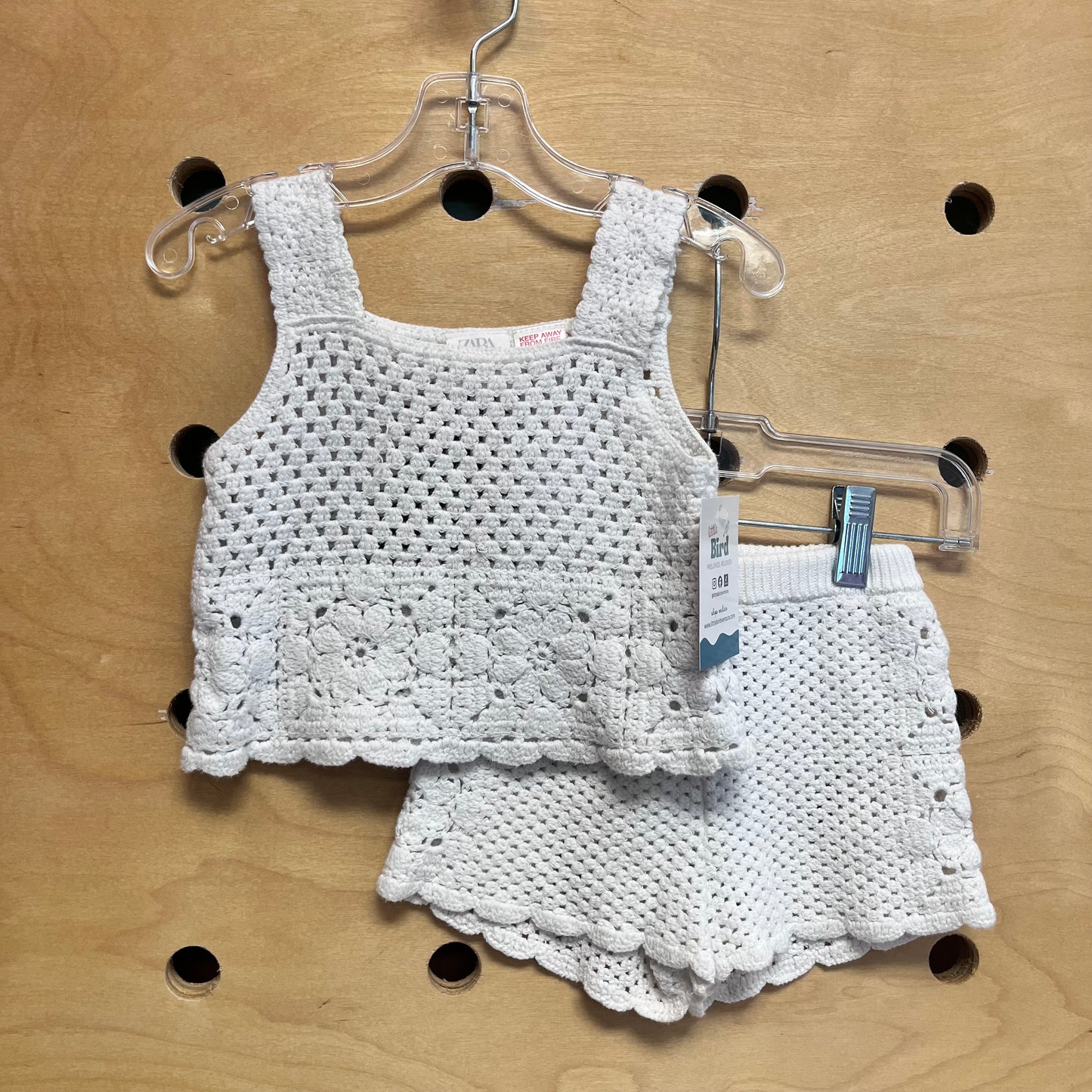 White Crocheted Outfit