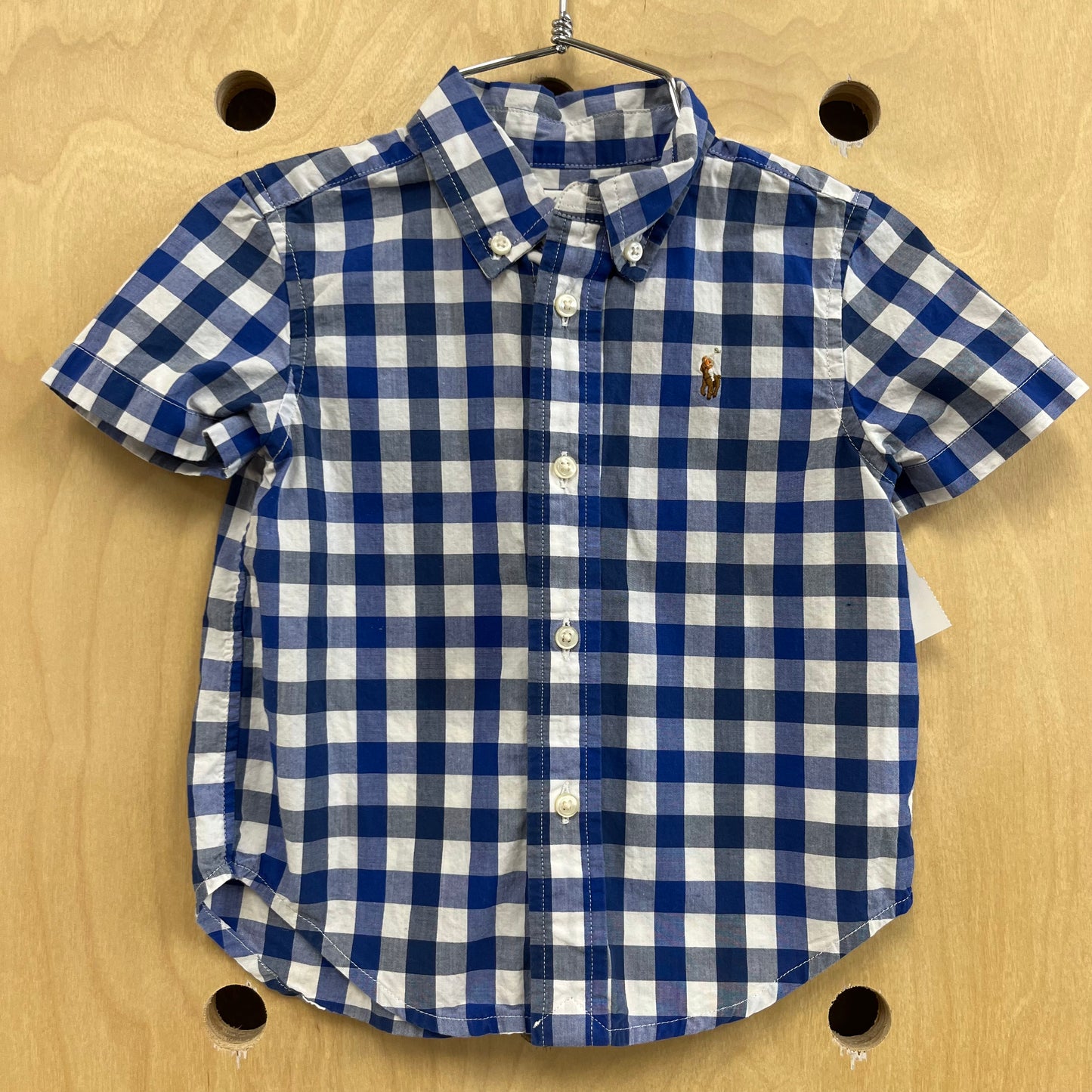 Blue & White Gingham Shirt