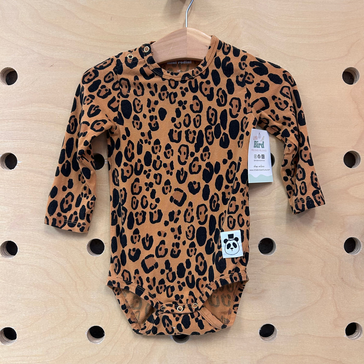 Brown Animal Print Bodysuit