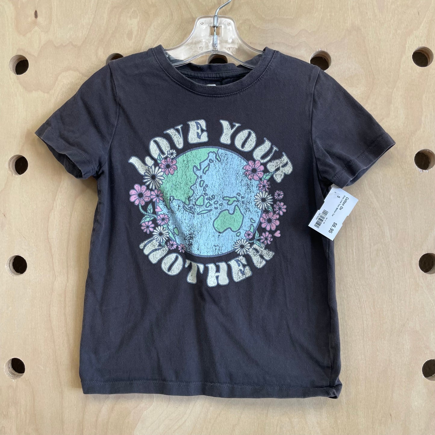 Grey Love Your Mother Tee