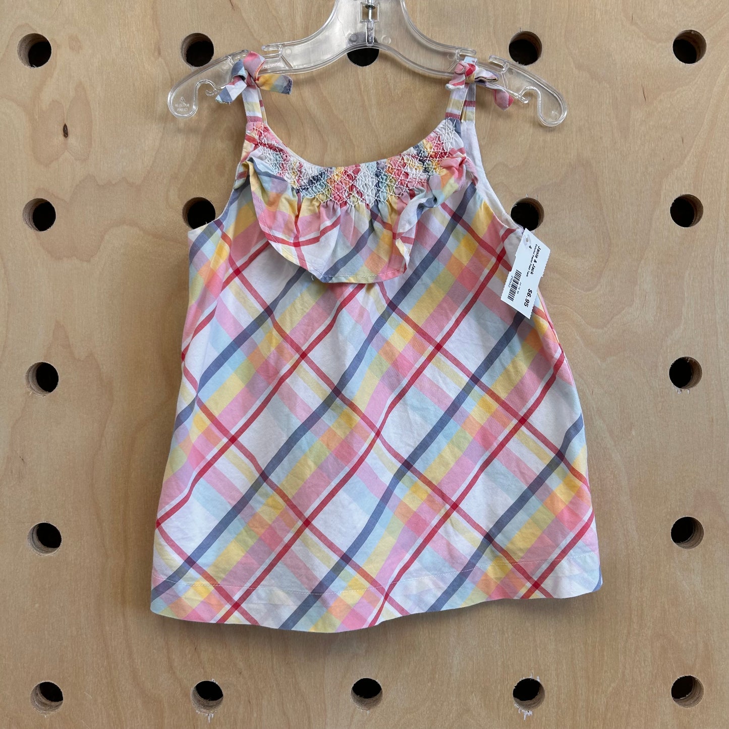 Colorful Pastel Plaid Tank