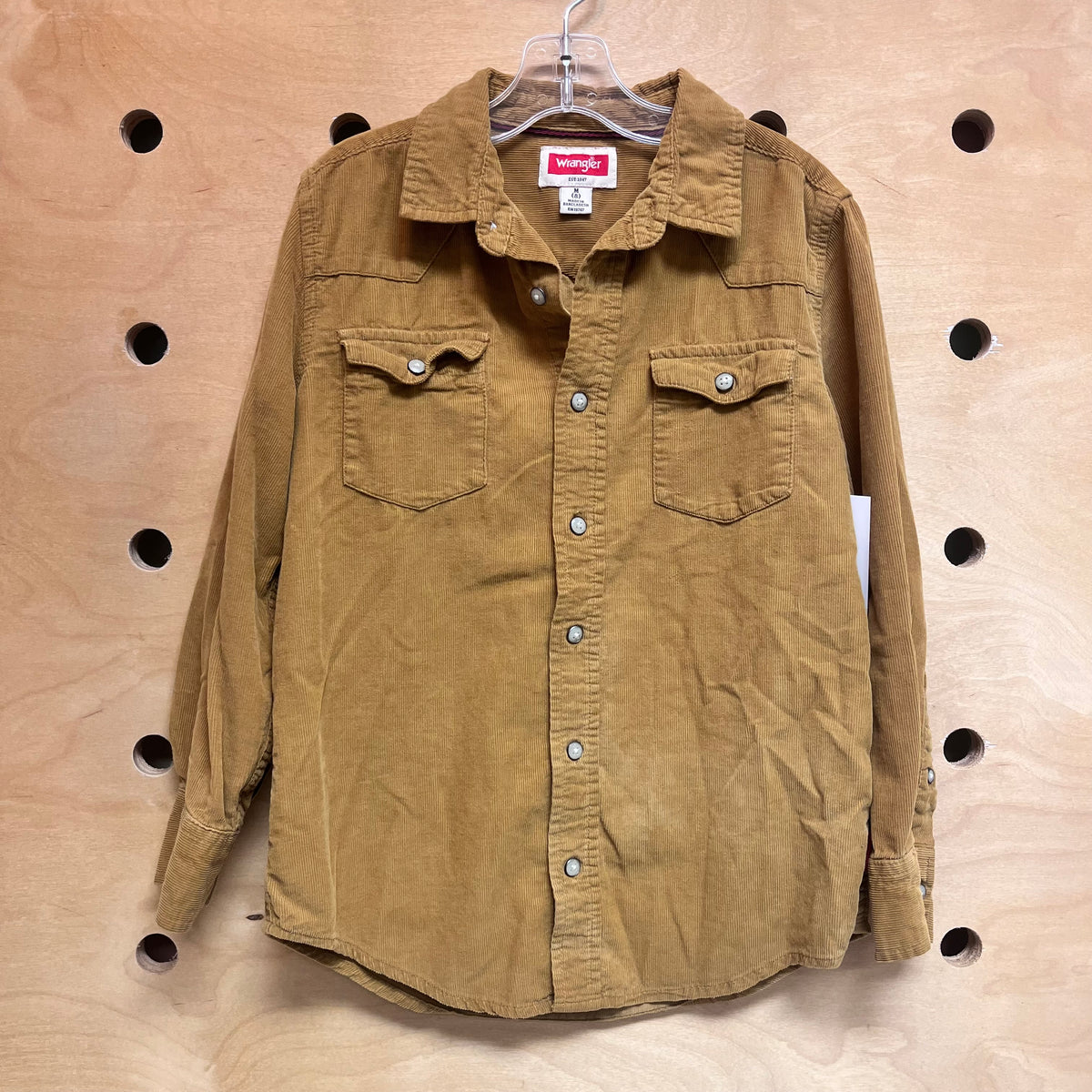 Tan Cord Button Up Shirt