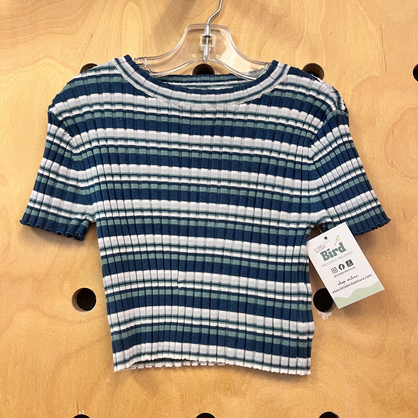 Blues Striped Top