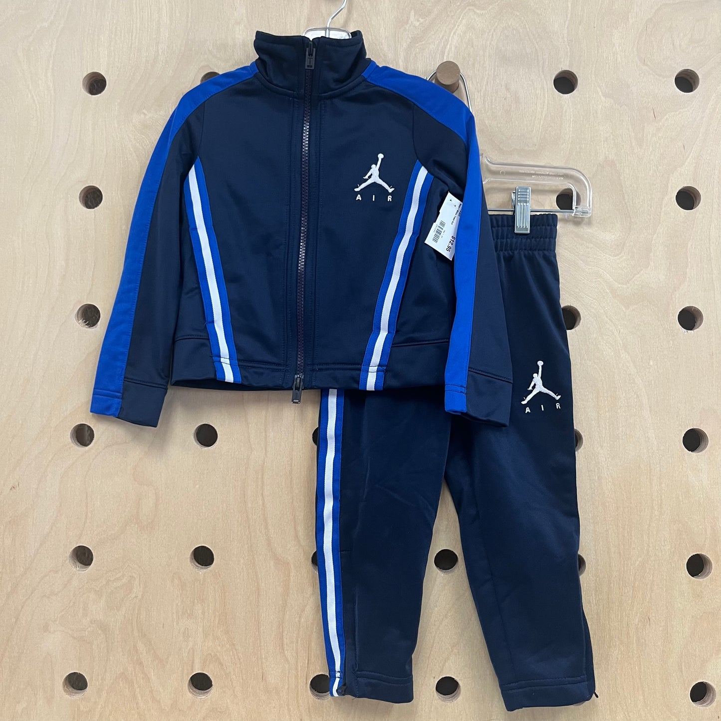 Navy+White Track Suit