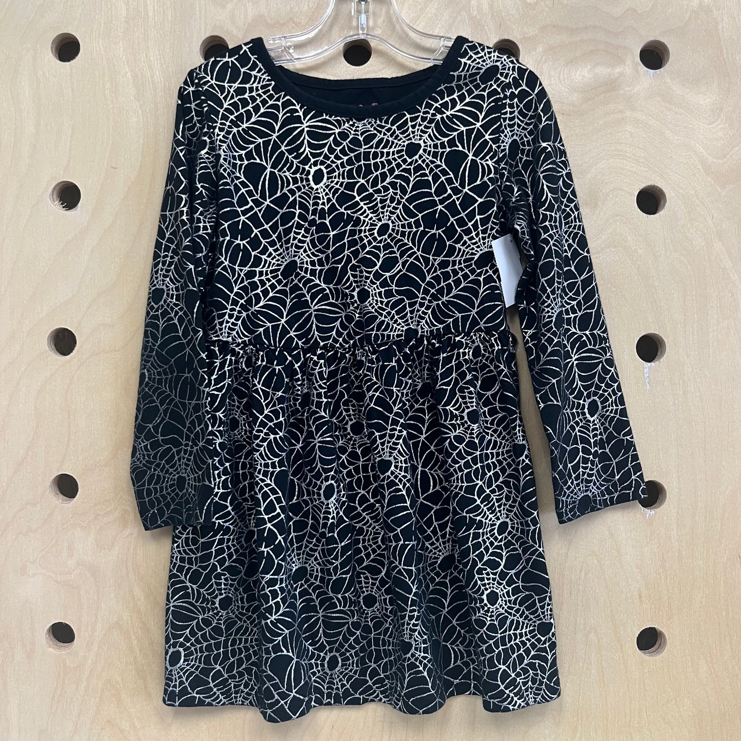 Black & Silver Spider Web Dress