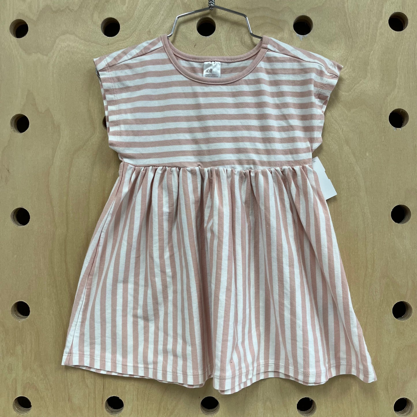Pink & White Striped Dress