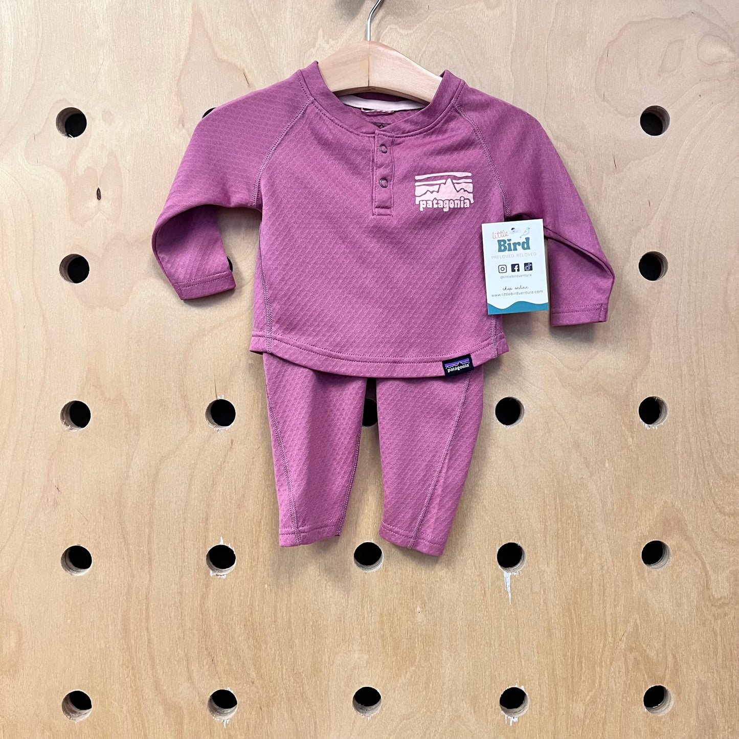 Pink Capilene Baselayer Outfit