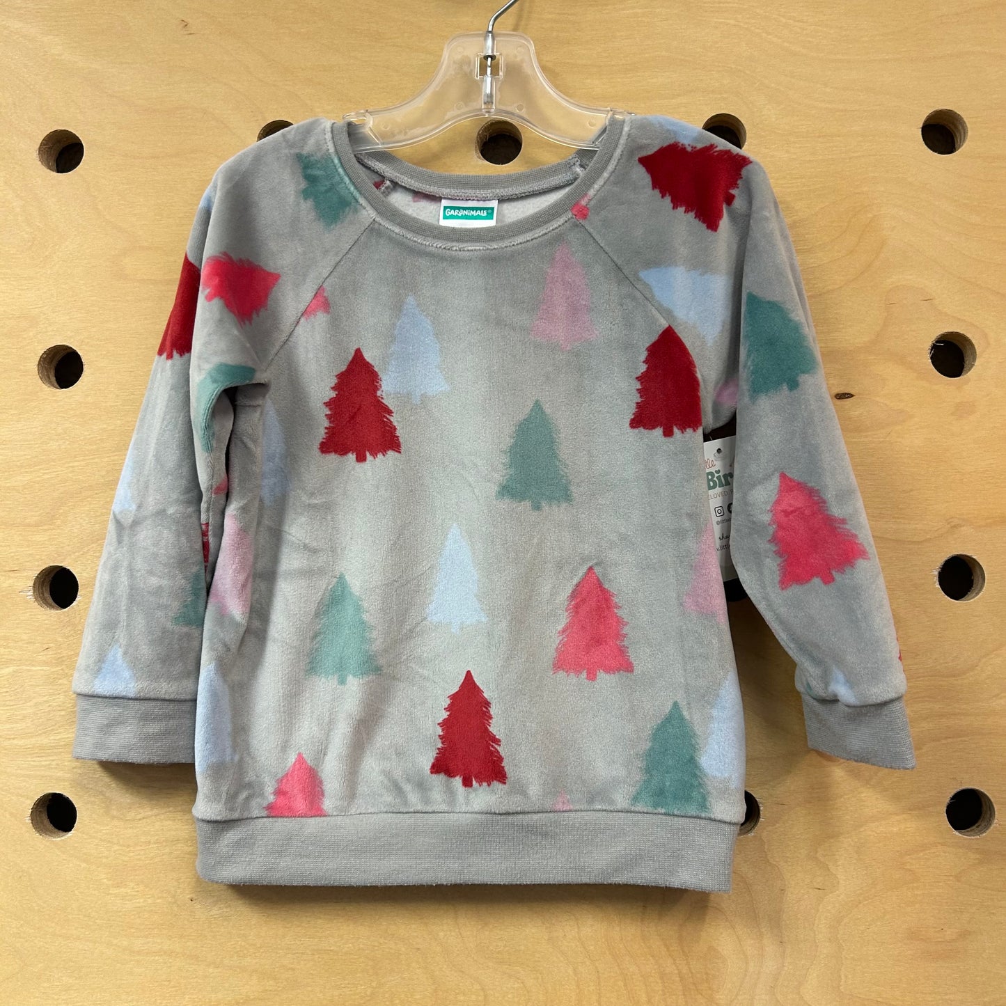 Grey Soft Fleece Christmas Tree LS