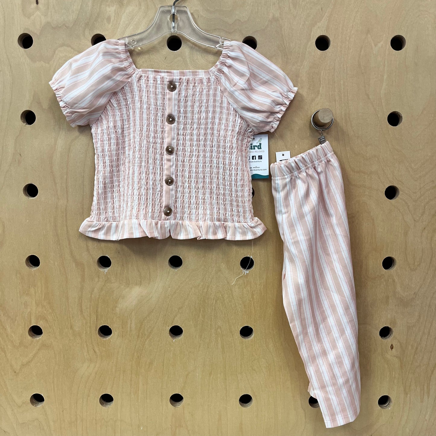 Peach Striped Outfit NEW!