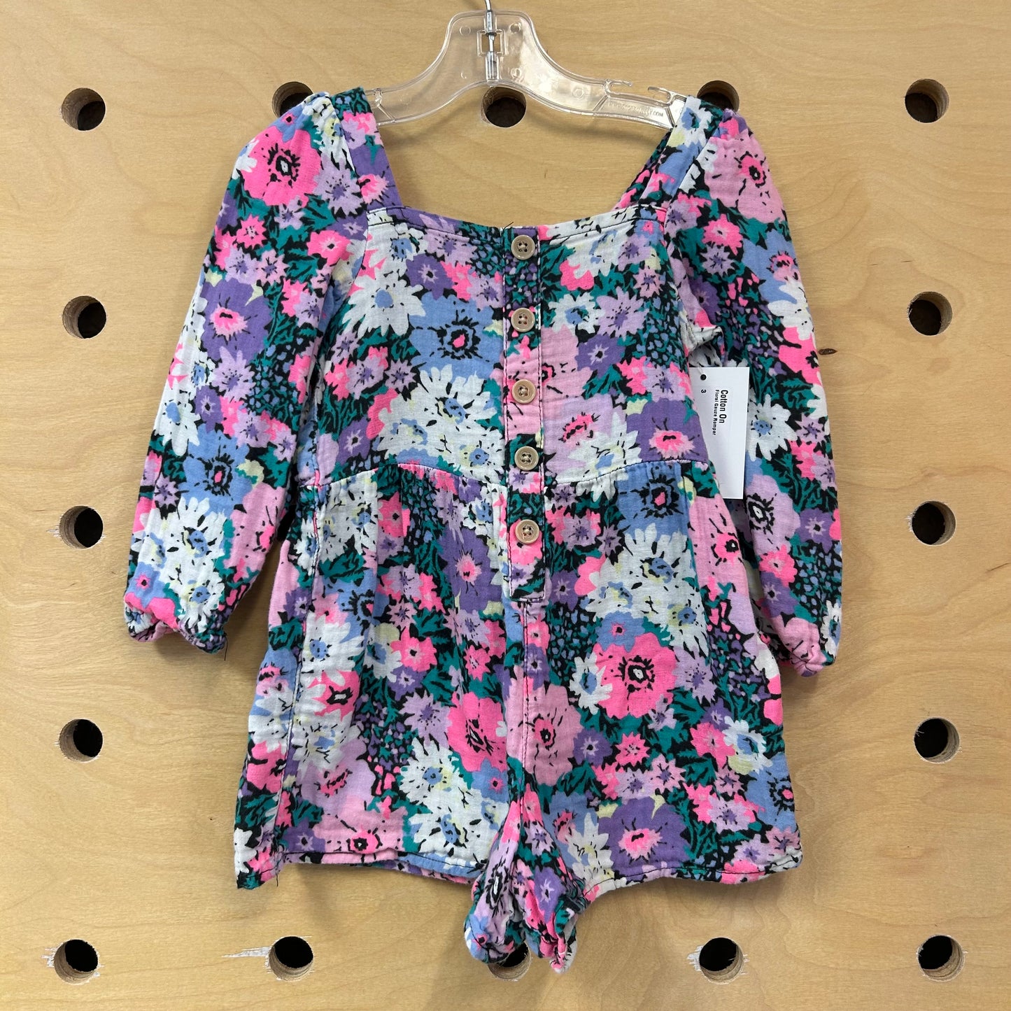 Floral Gauze Romper