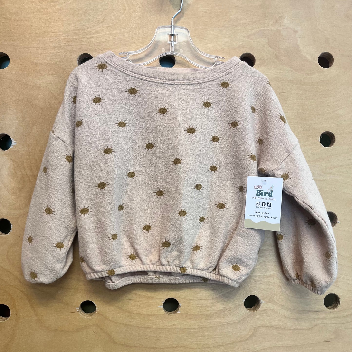 Peach Suns French Terry Top