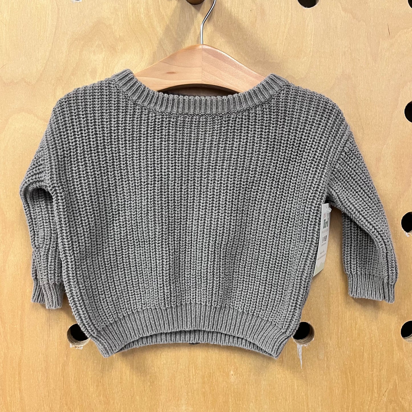 Grey Boxy Sweater