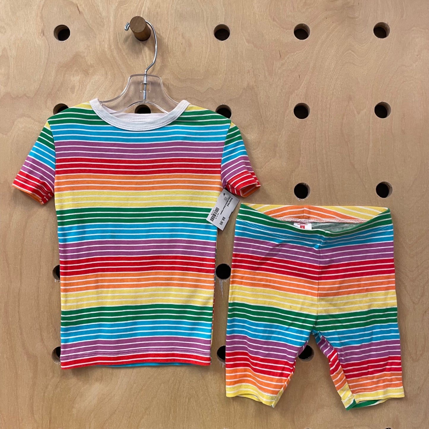 Bright Rainbow Striped Pajamas