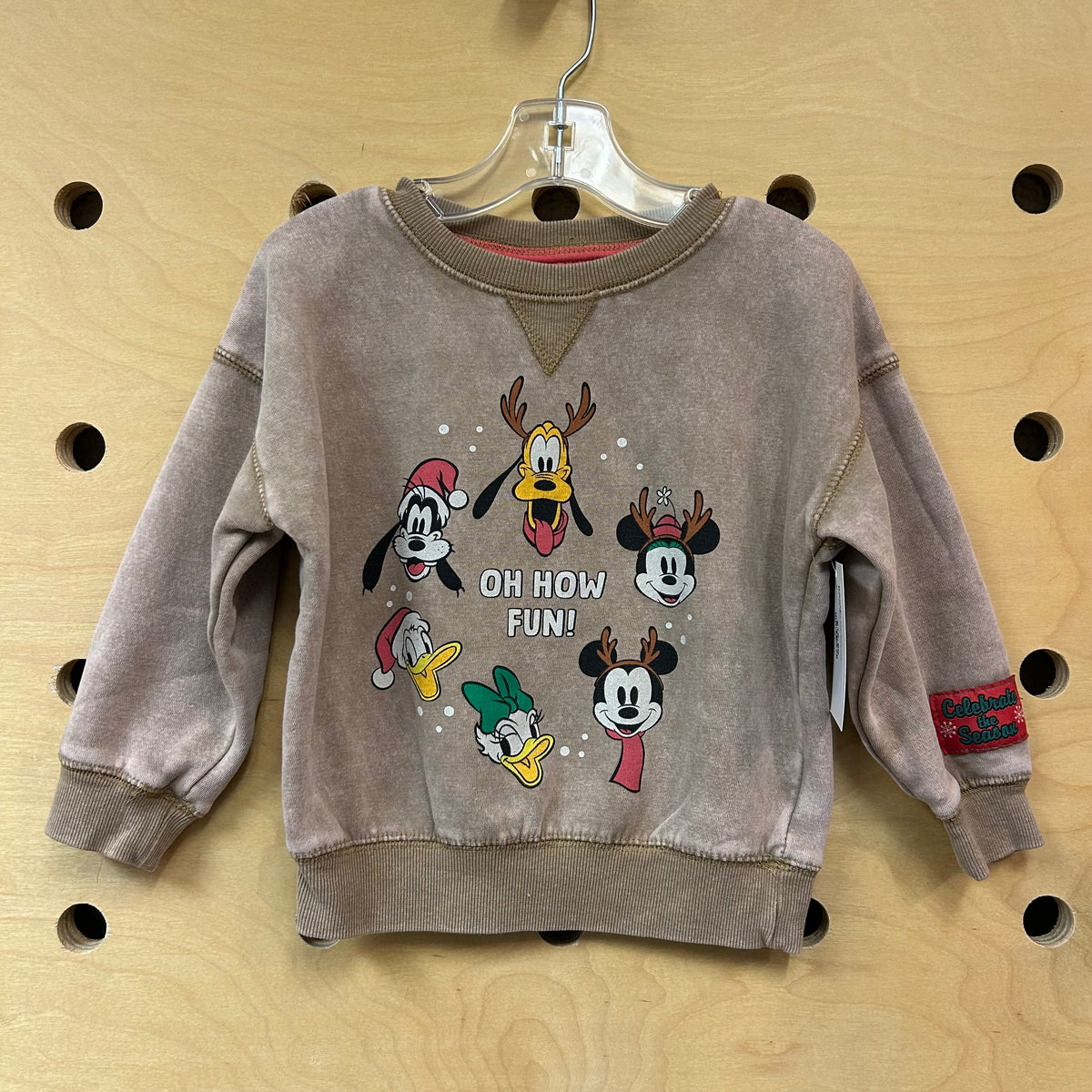 Tan 'Oh How Fun' Crewneck