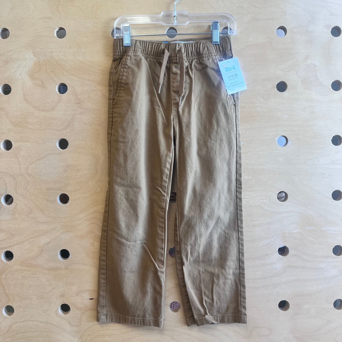 Tan Built in Flex Drawstring Pants