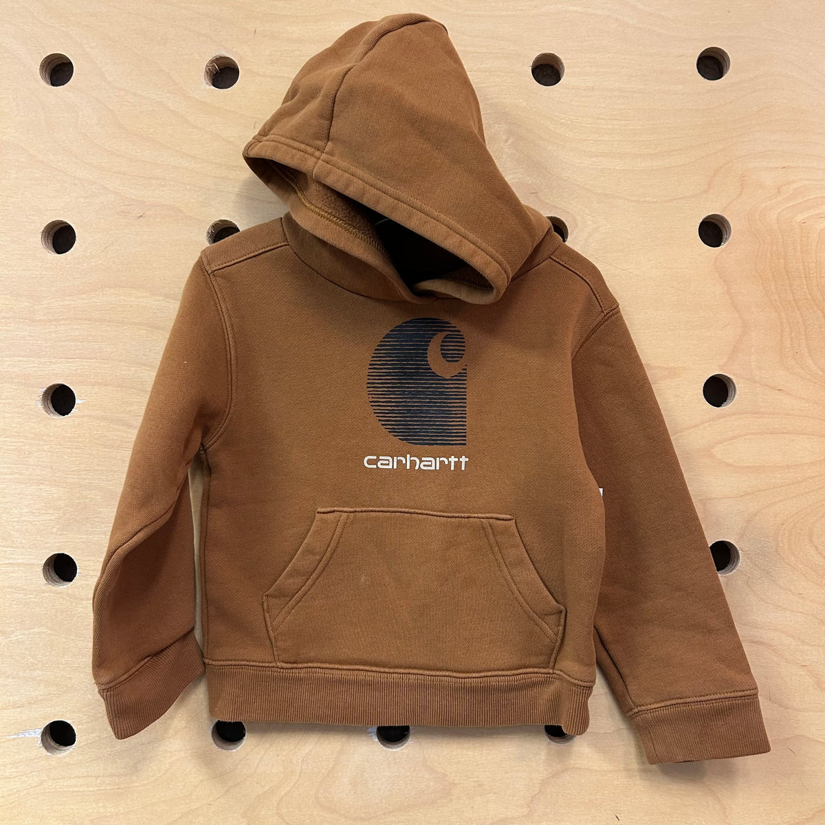 Brown Logo Hoodie Pullover