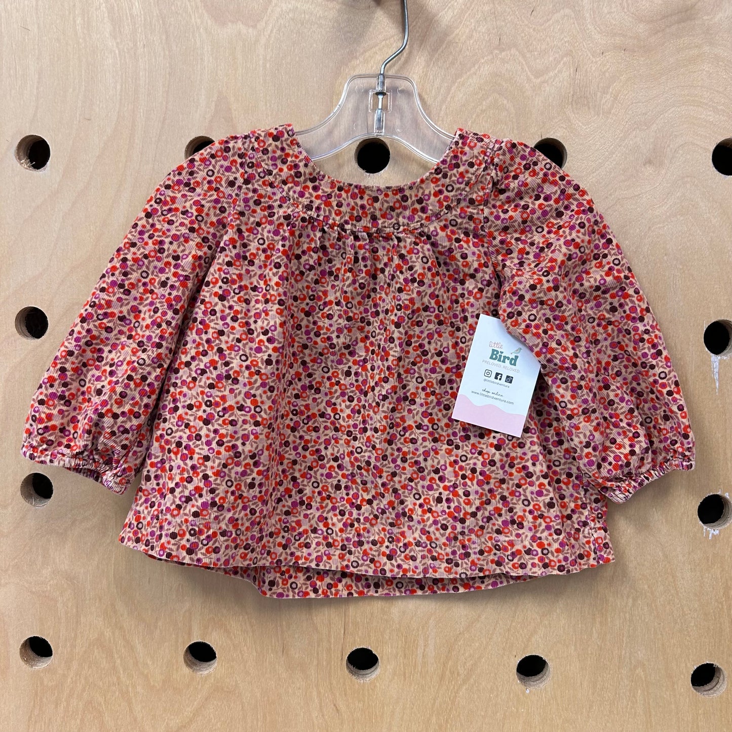 Floral Cord Top