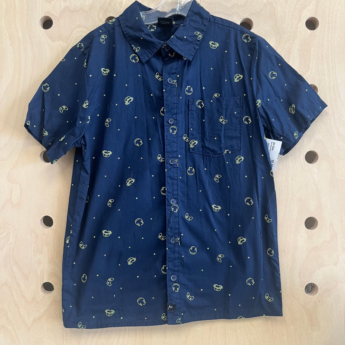 Blue Gamer Button up Shirt
