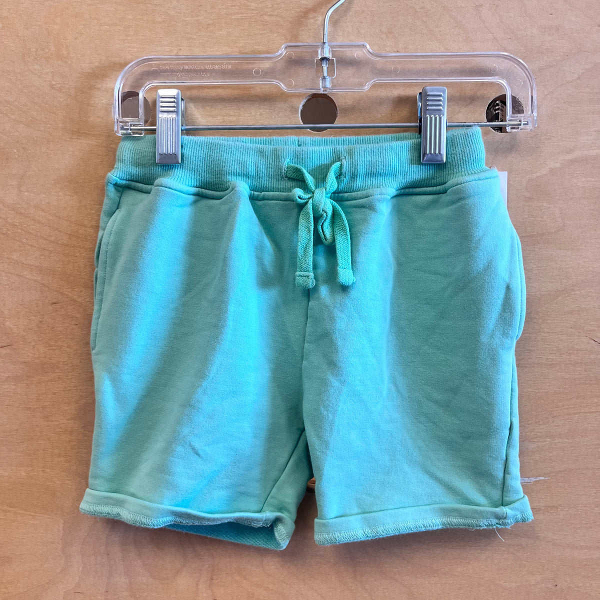 Light Green Bamboo Drawstring Shorts
