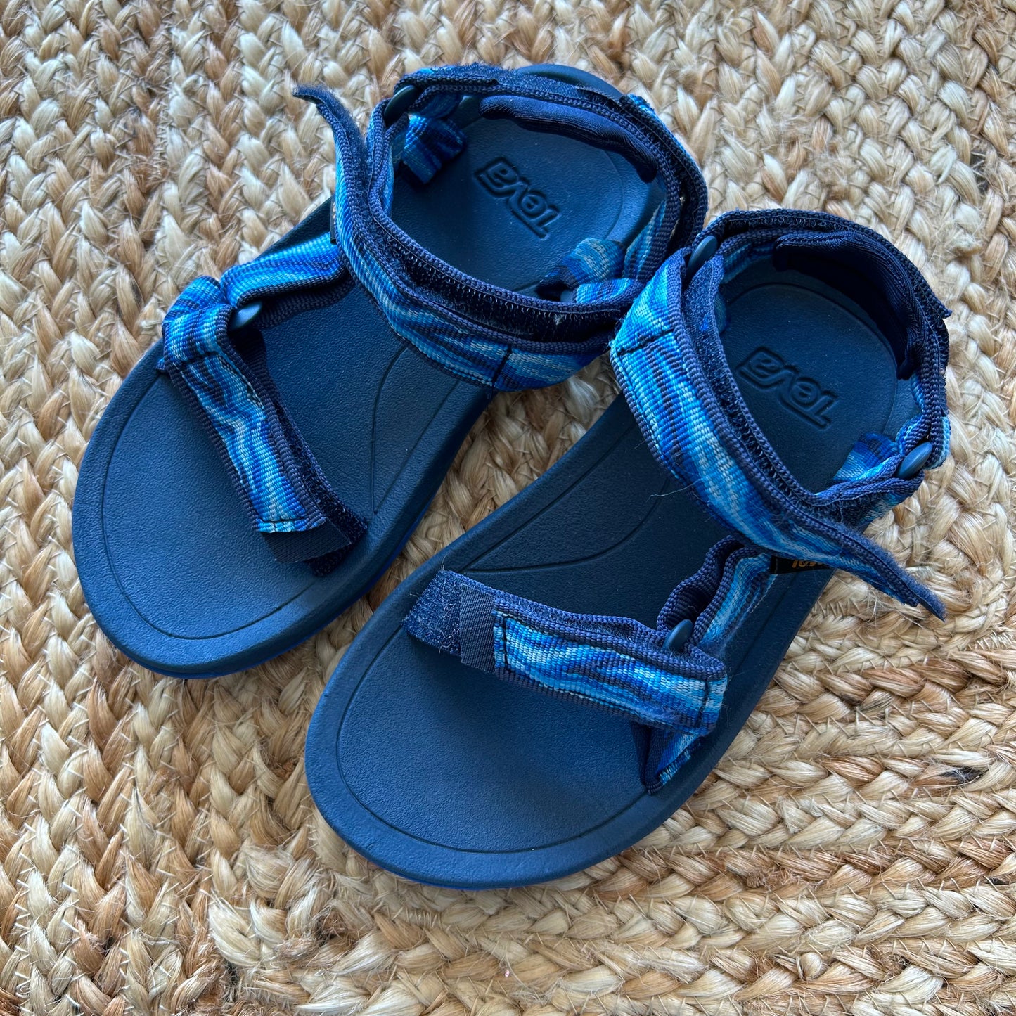 Blue Canvas Outdoor Sandals
