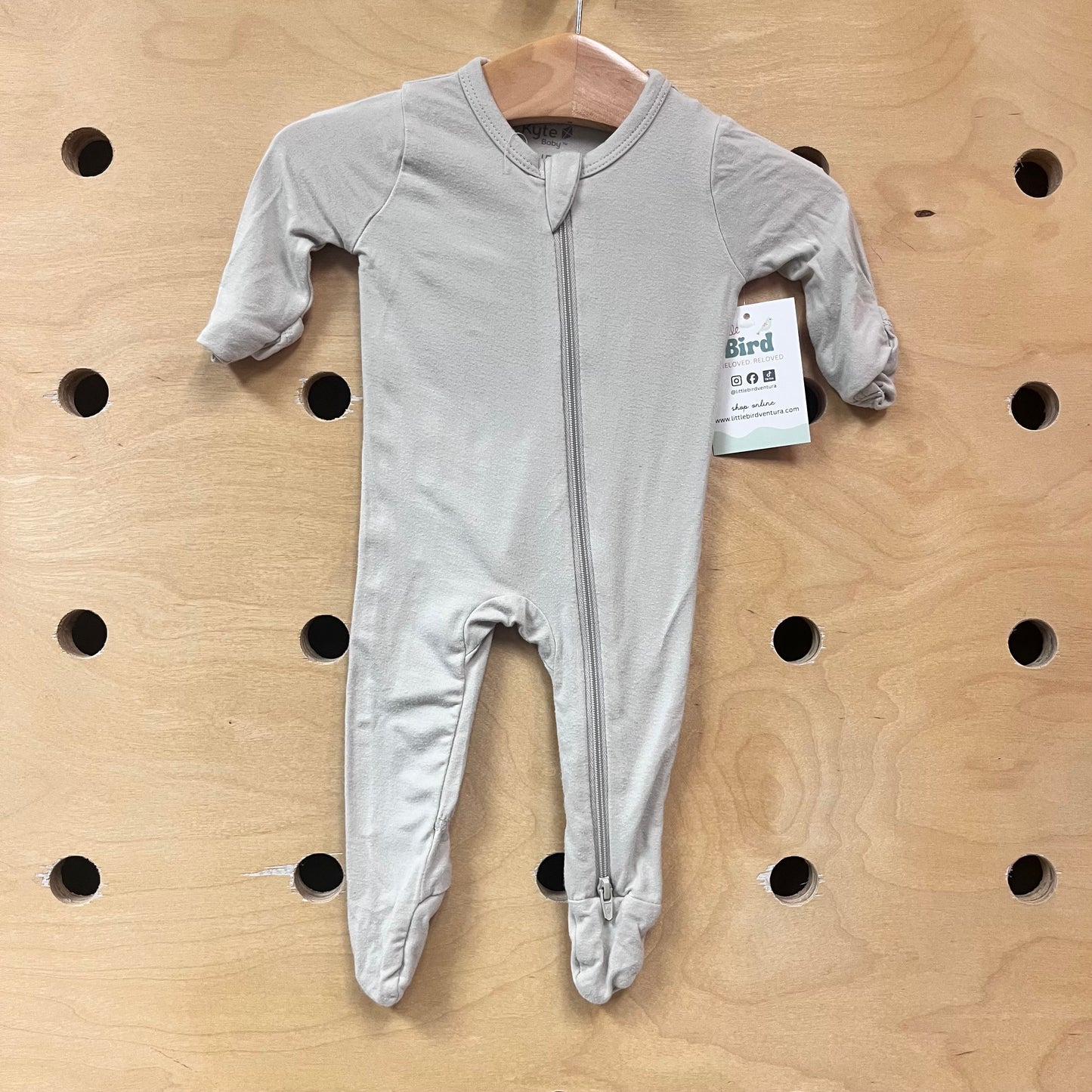 Beige Bamboo Footies