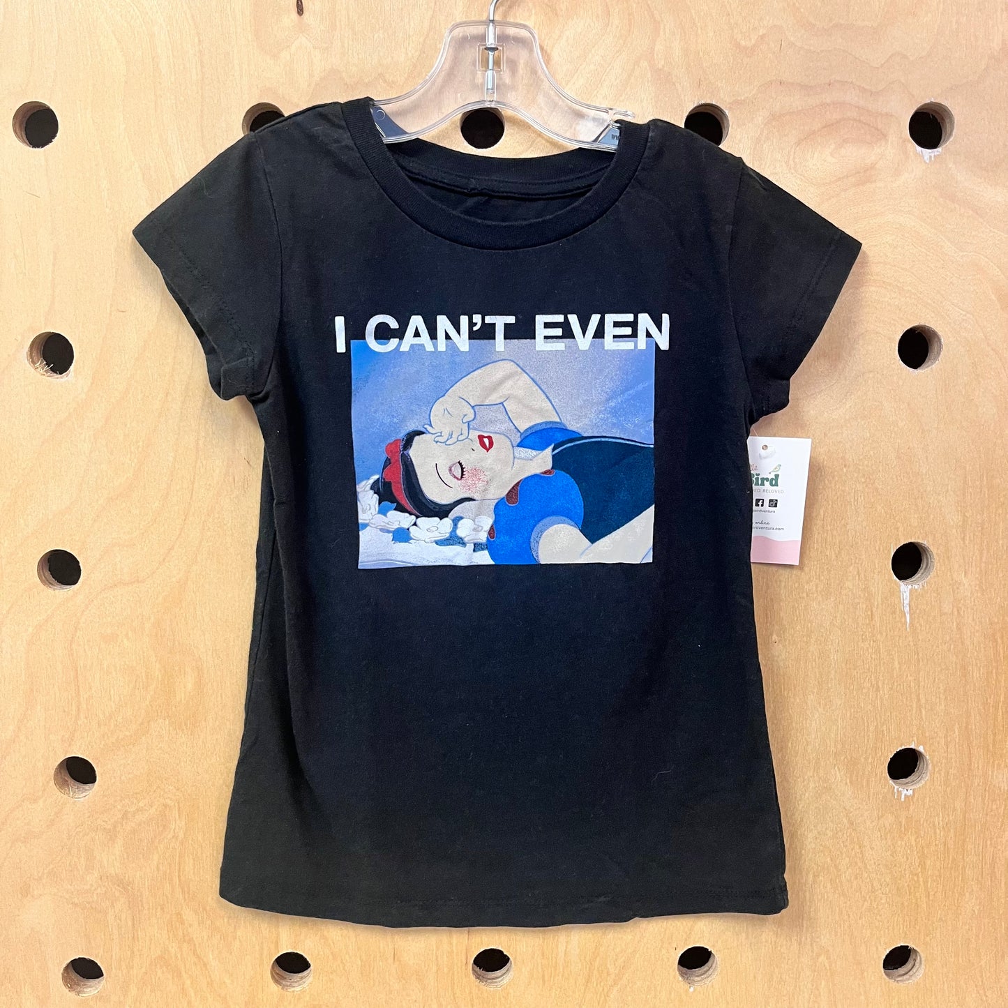 Black I Can't Even Tee