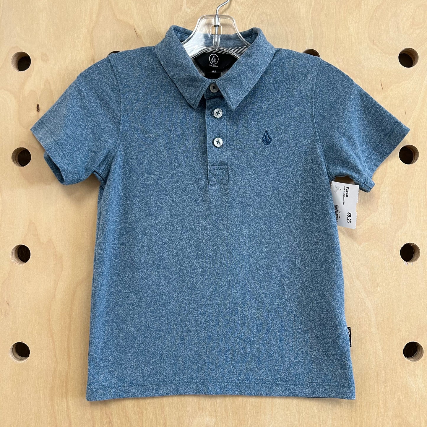 Blue Short Sleeved Polo