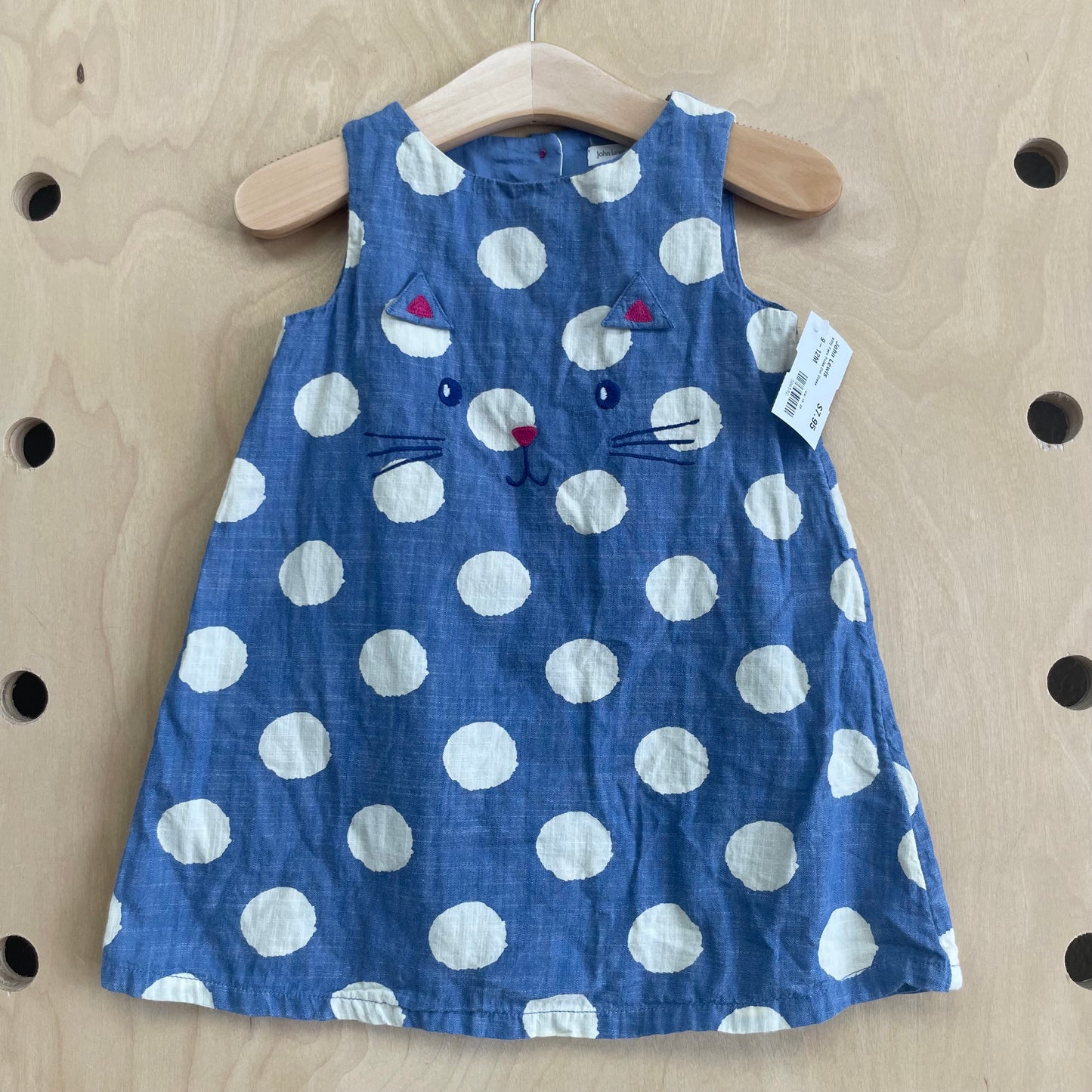 Kitty Face Polka Dot Dress