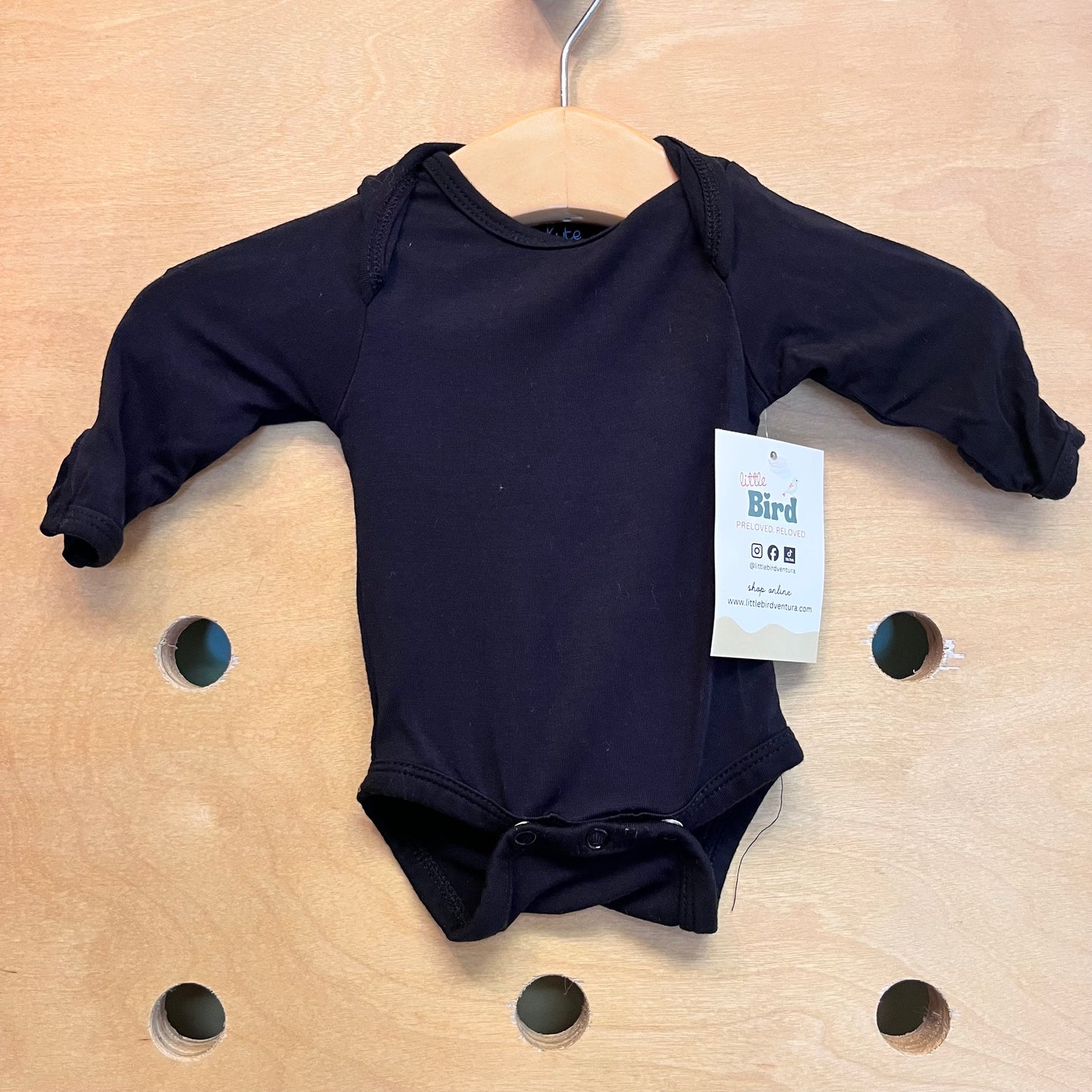 Black Bamboo Blend Bodysuit