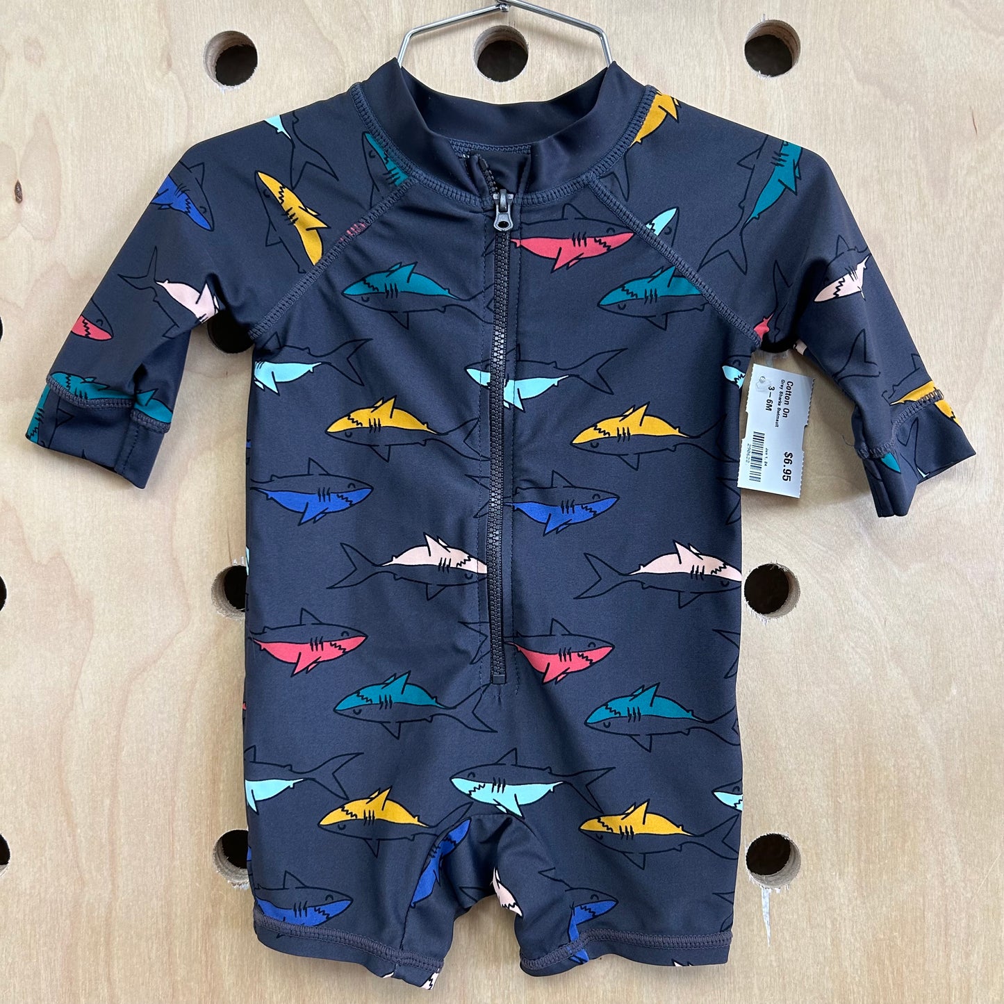 Grey Sharks Swimsuit