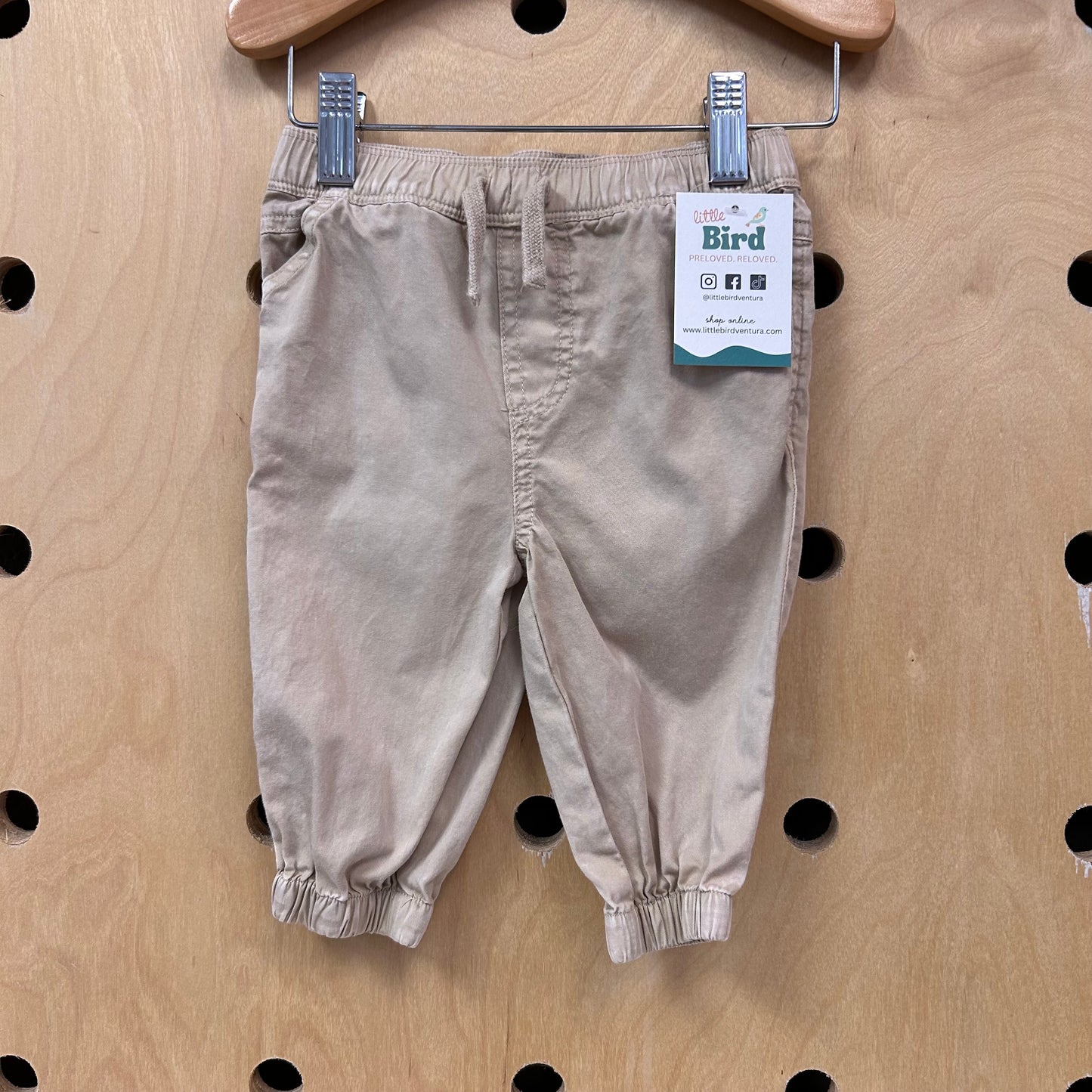 Tan Joggers