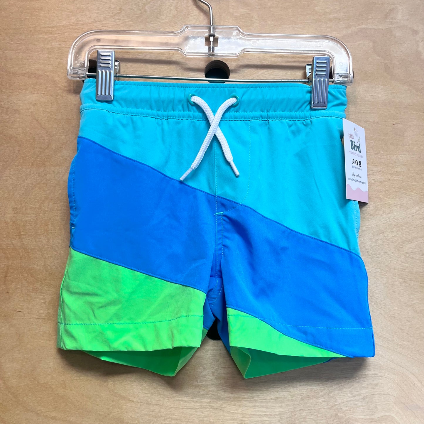 Green/Blue Swim Trunks