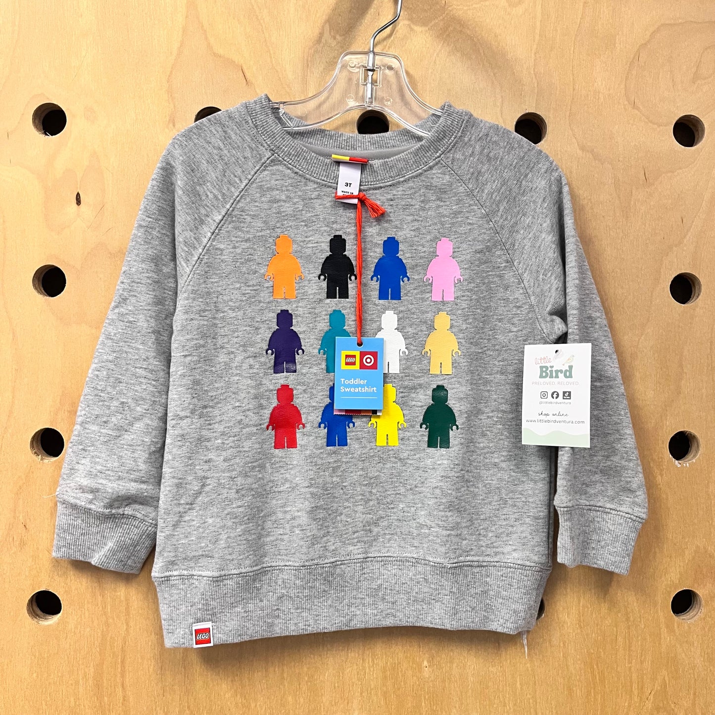 Grey Multi-Colored Lego LS NEW!