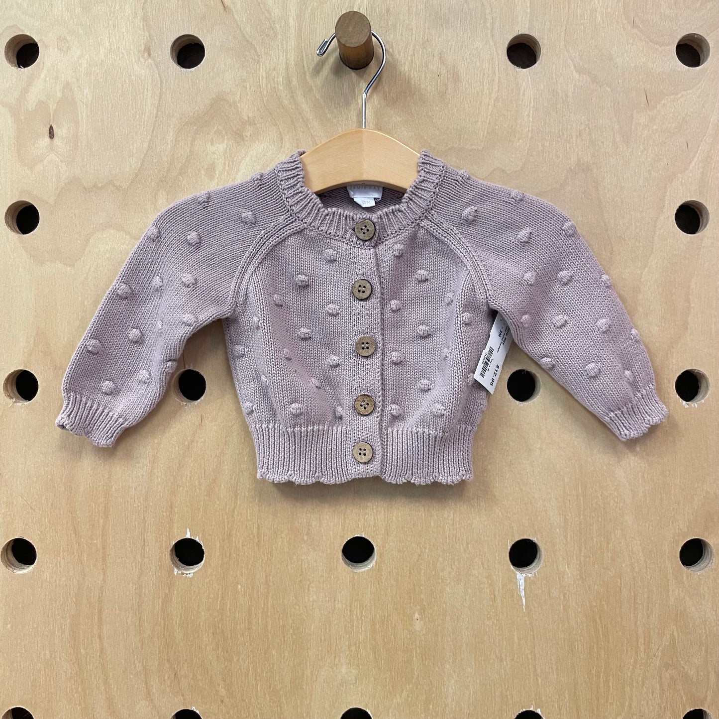 Lavender Nobby Cardigan