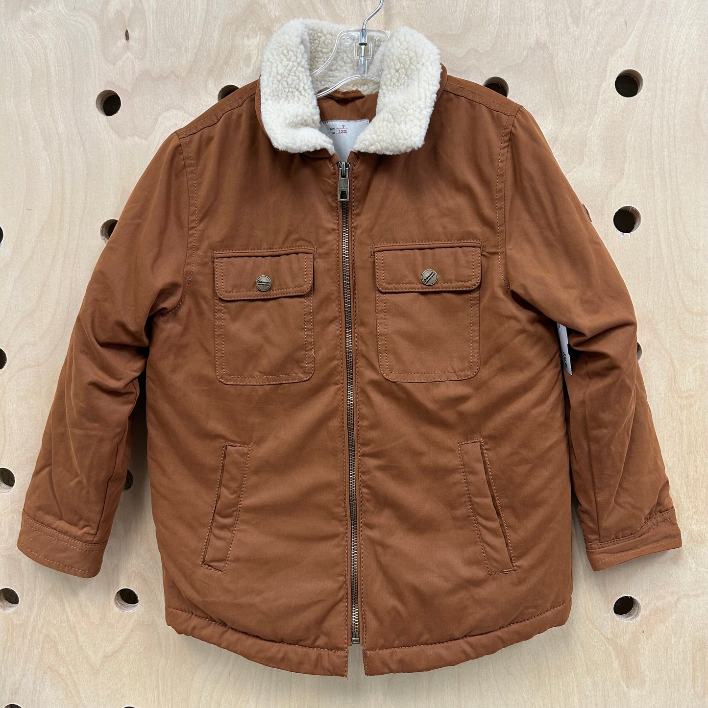Brown Tribal Lined Jacket