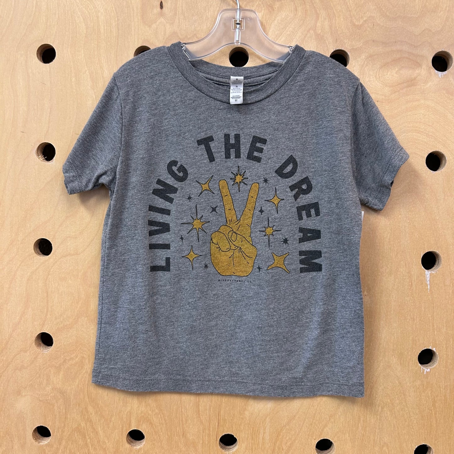Grey Living the Dream Tee