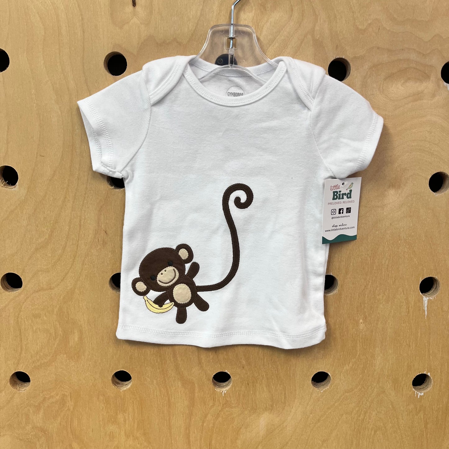 White Monkey Tee NEW!