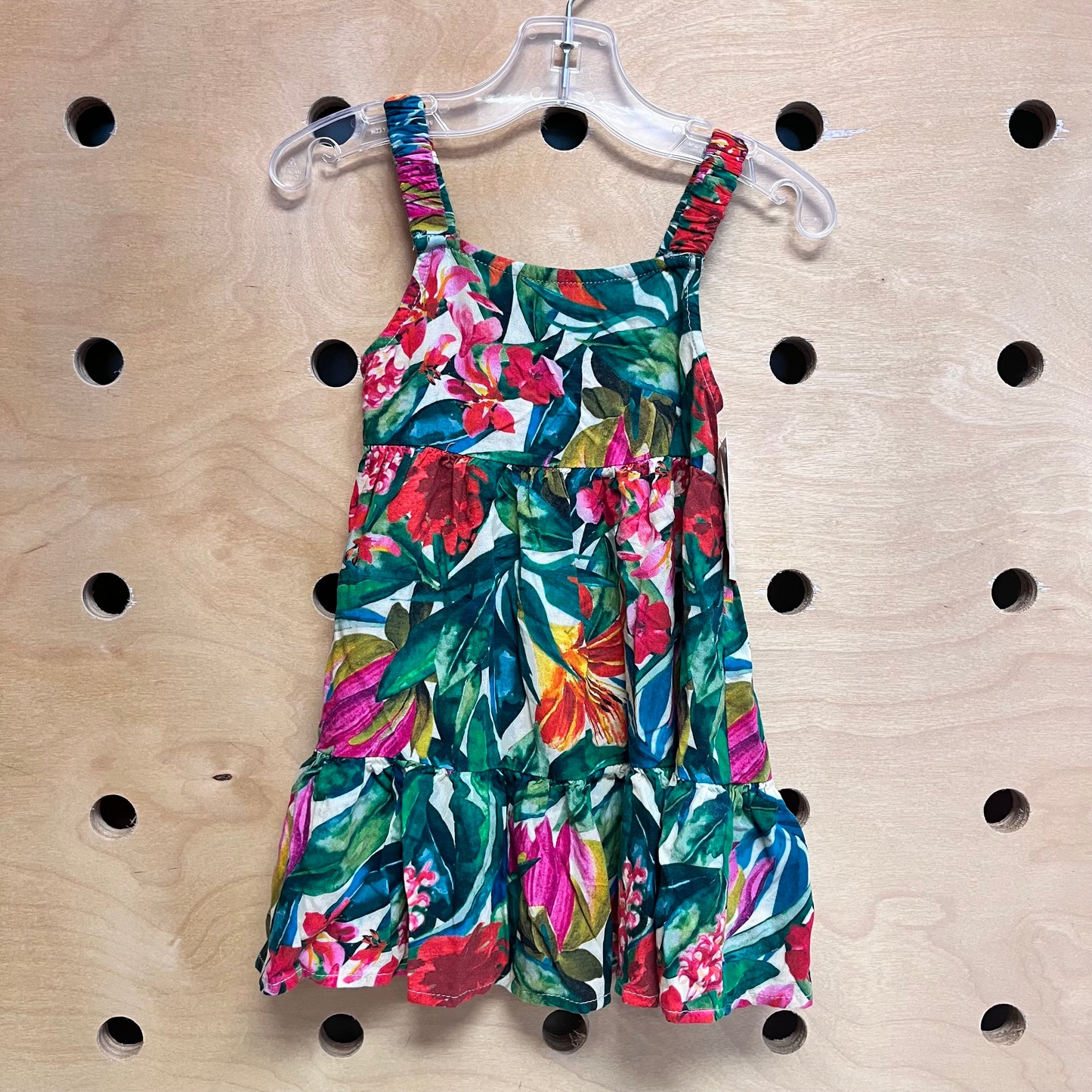 Green/Red Hawaiian Dress
