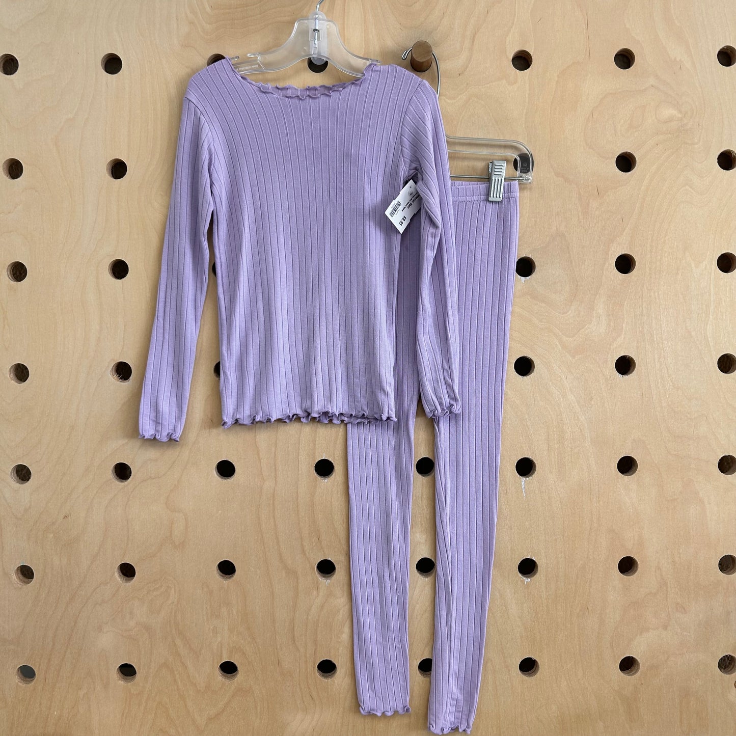 Lavender Wide Ribbed Pajamas