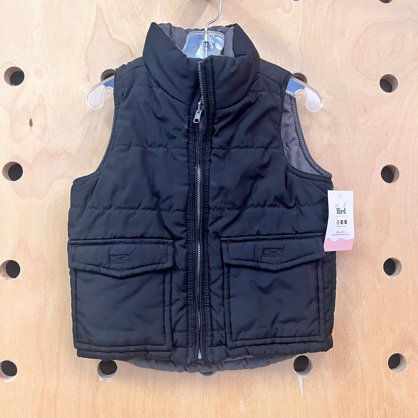 Black Puffer Vest