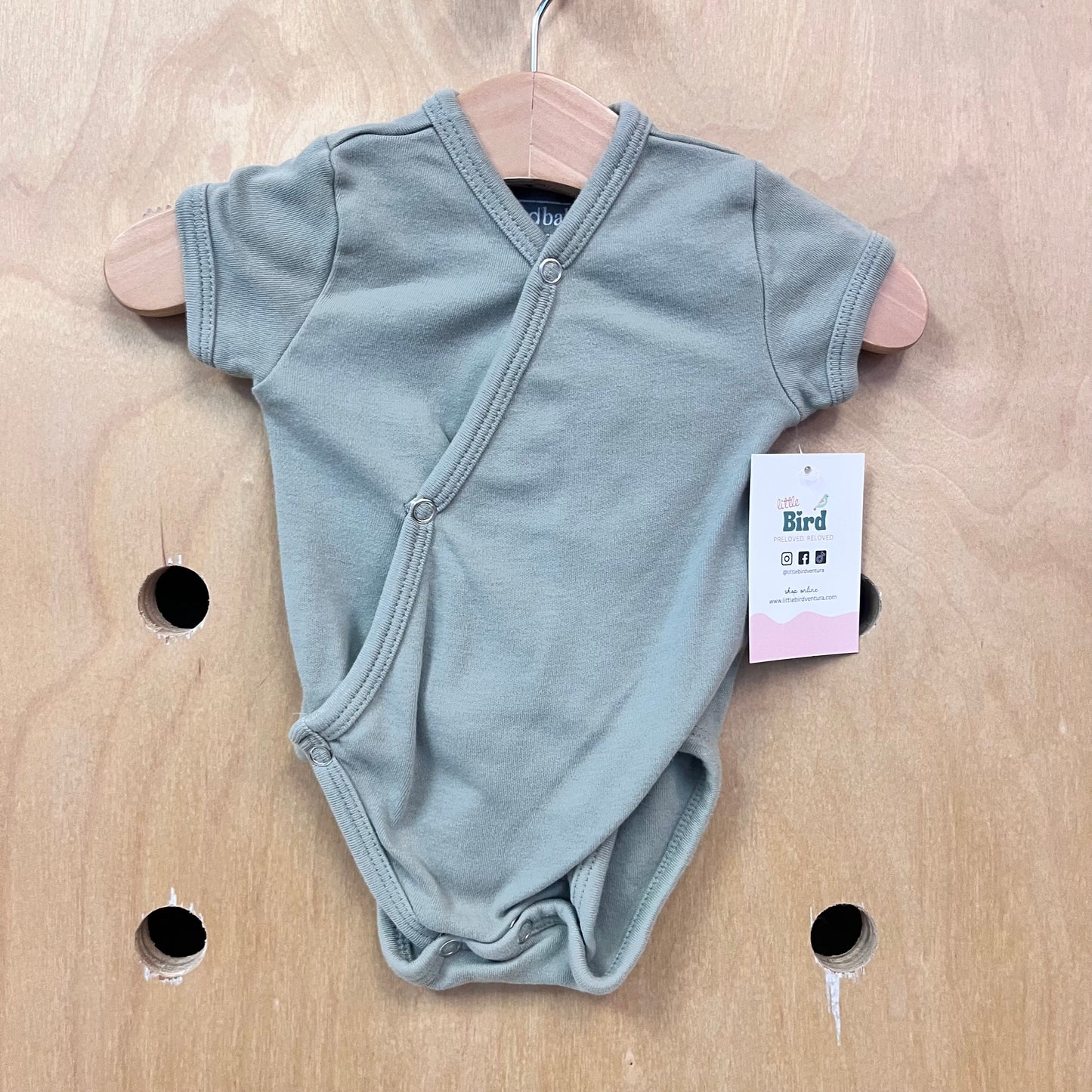 Organic Green Snap Bodysuit