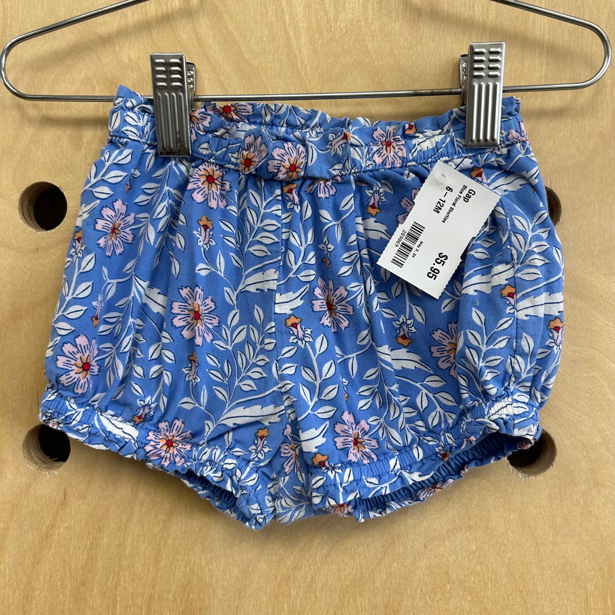 Blue Floral Shorties