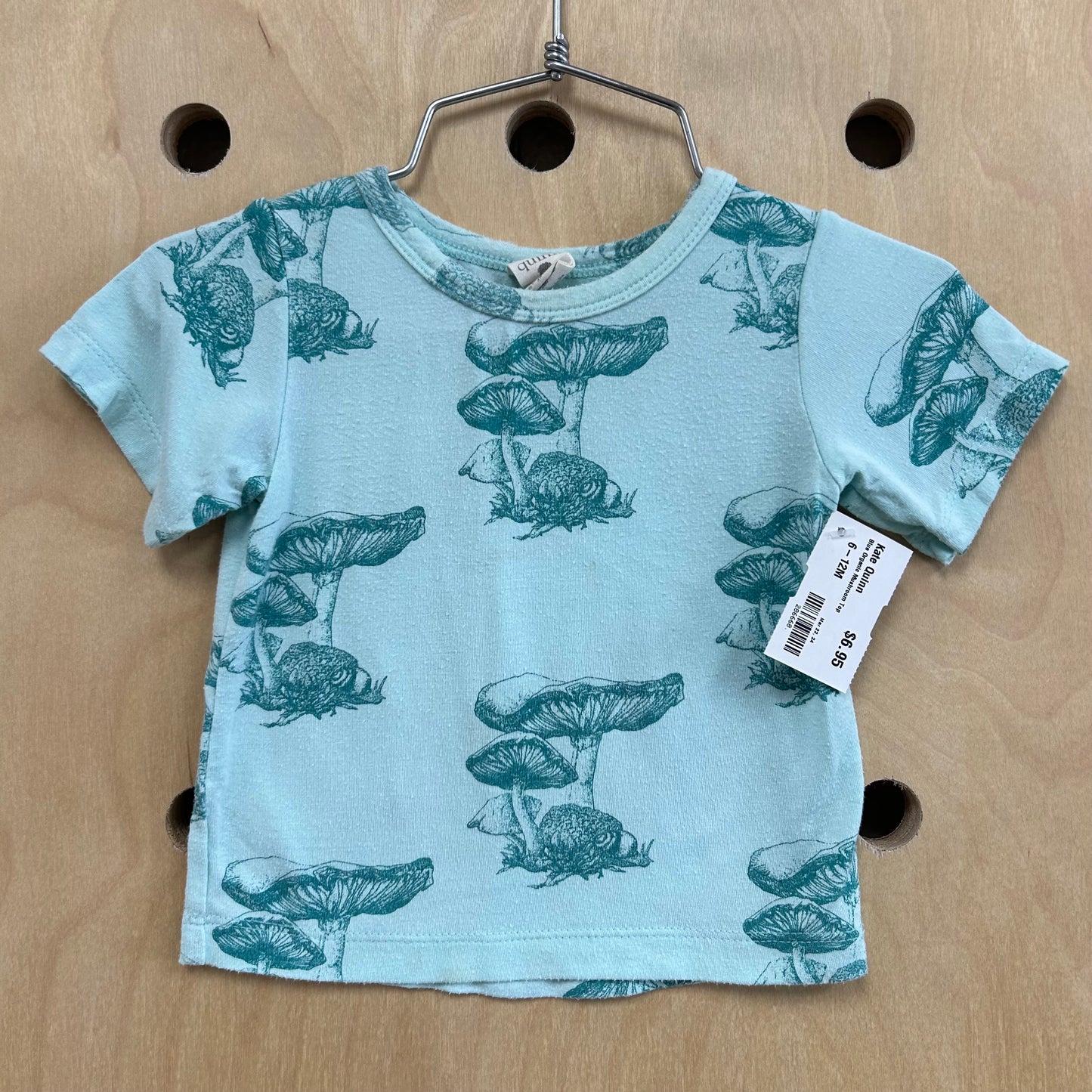 Blue Organic Mushroom Top