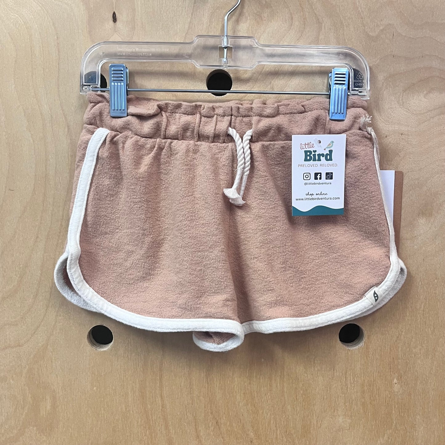 Organic Coral Pull On Shorts NEW!