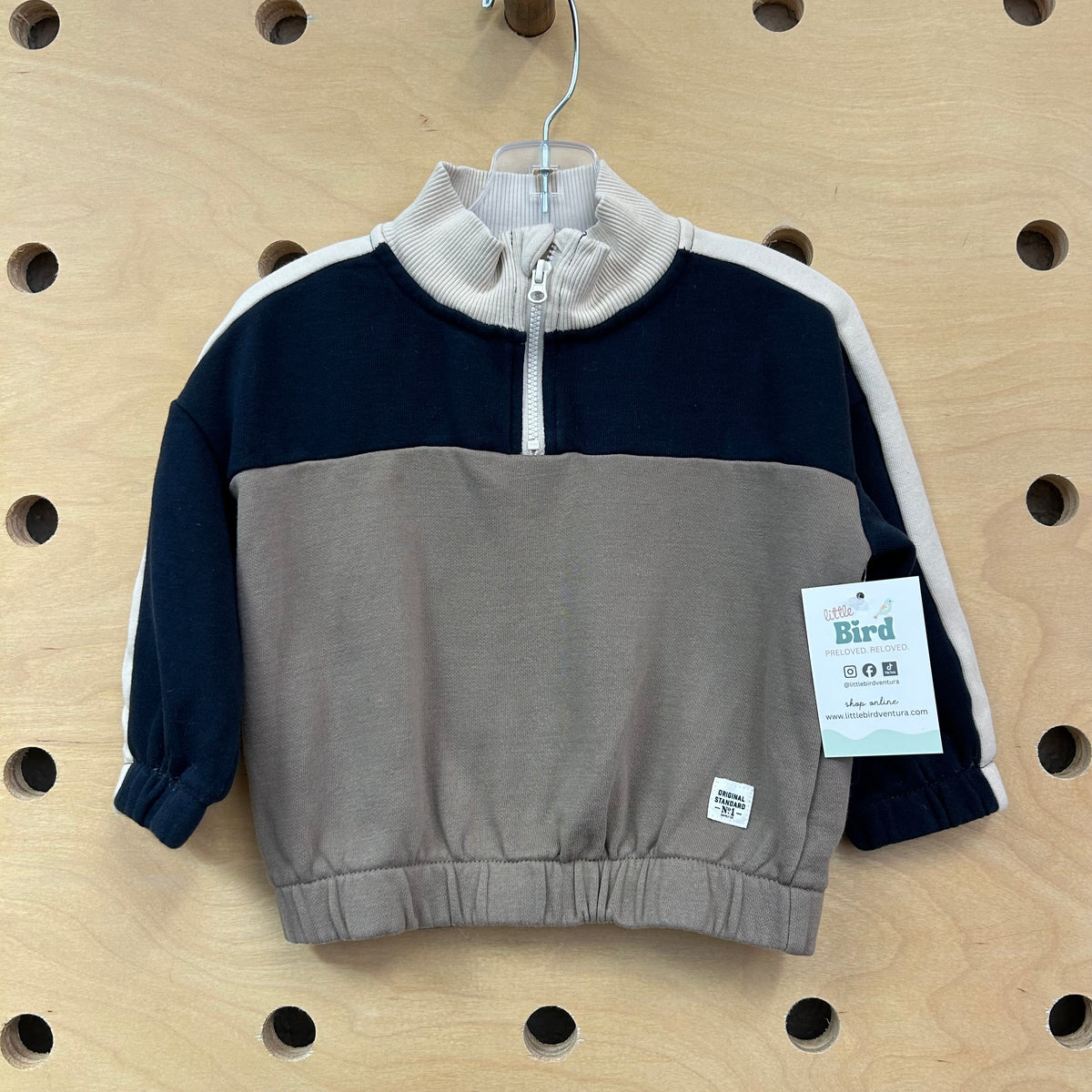 Colorblock 1/4 Zip Pullover